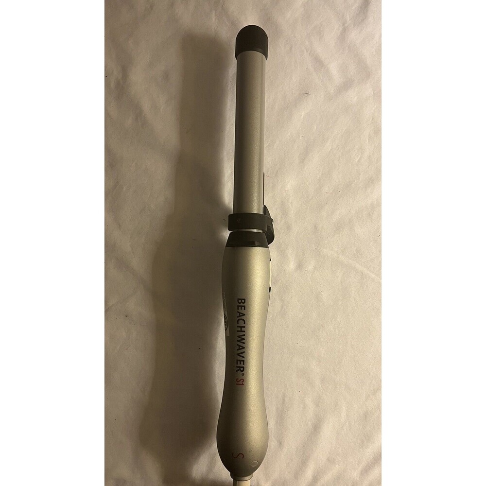 Beachwaver S1 Ceramic Dual Rotating Curling Iron Black & Silver Model BW1136S1
